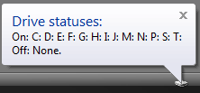 Powerstatus tray example